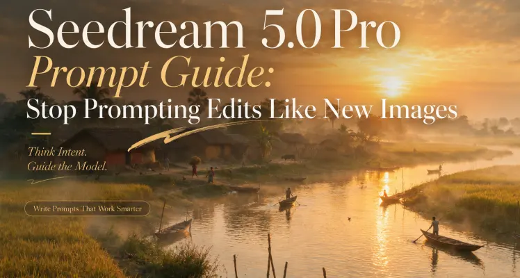 Seedream 5.0 Pro Prompt Guide: Stop Prompting Edits Like New Images