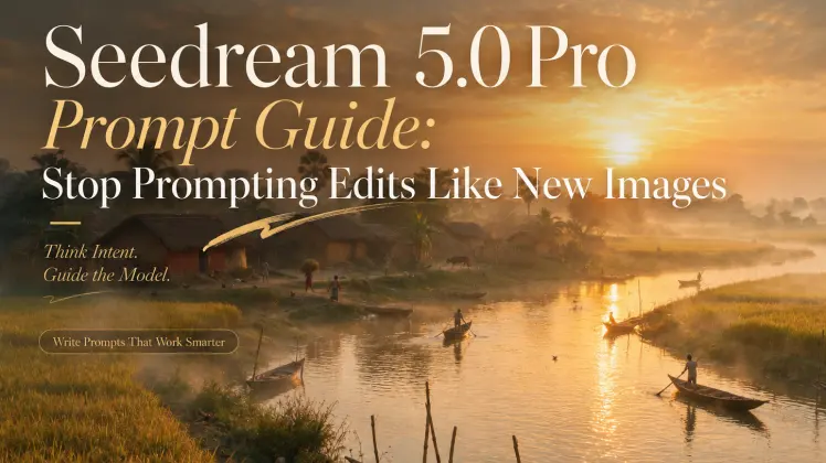 Seedream 5.0 Pro Prompt Guide: Stop Prompting Edits Like New Images