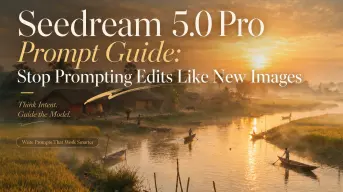 Руководство по промптам Seedream 5.0 Pro: перестаньте описывать редактирование как создание новых изображений