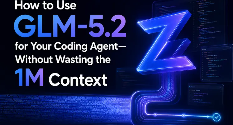 How to Use GLM-5.2 for Your Coding Agent Without Wasting the 1M Context