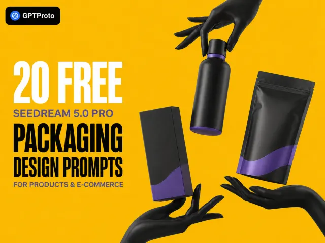 20 Free Seedream 5.0 Pro Packaging Design Prompts for Products and E-commerce
