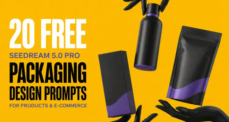 20 Free Seedream 5.0 Pro Packaging Design Prompts for Products and E-commerce