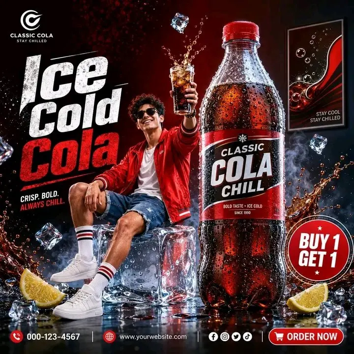 Commercial Advertisement Poster