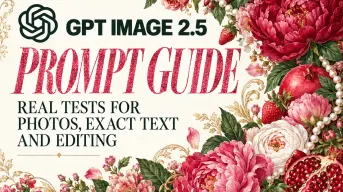GPT Image 2.5 Prompt Guide: Real Tests for Photos, Exact Text, and Editing