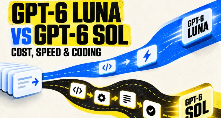 GPT-6 Luna vs GPT-6 Sol: Cost, Coding, Speed and Best Use Cases