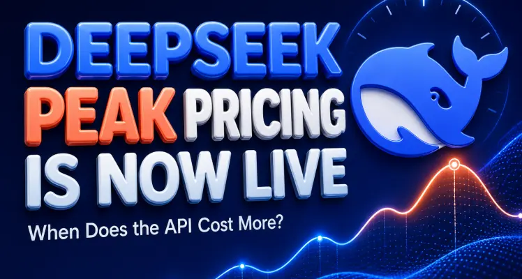 DeepSeek Peak Pricing Is Now Live: When Does the API Cost More?