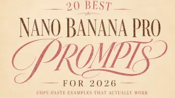 Los 20 mejores prompts de Nano Banana Pro para 2026: ejemplos para copiar y pegar que realmente funcionan