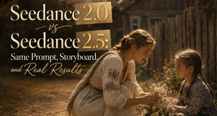 Seedance 2.0 vs Seedance 2.5: Same Prompt, Storyboard, and Real Results