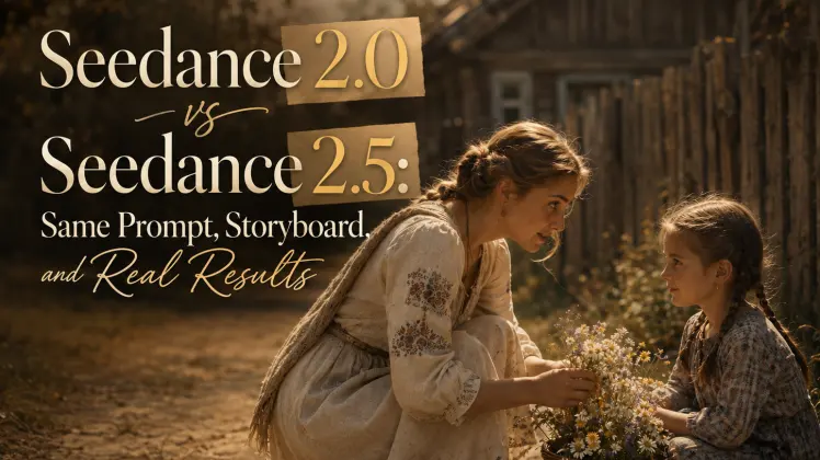 Seedance 2.0 vs Seedance 2.5: Same Prompt, Storyboard, and Real Results