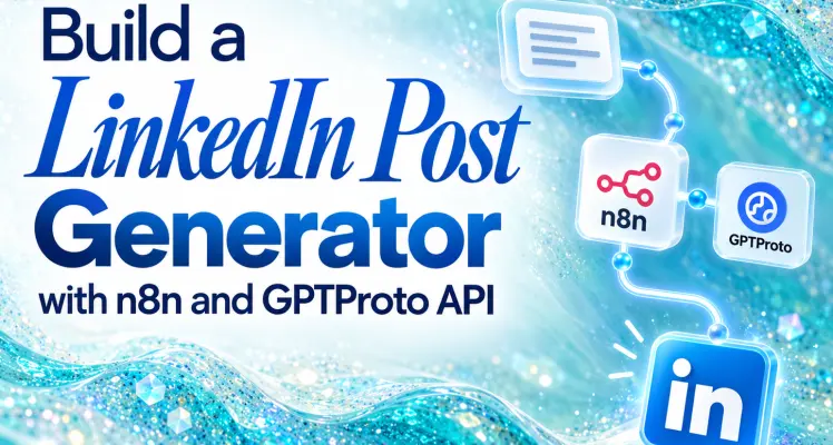 How to Build an AI LinkedIn Post Generator with n8n and GPTProto API