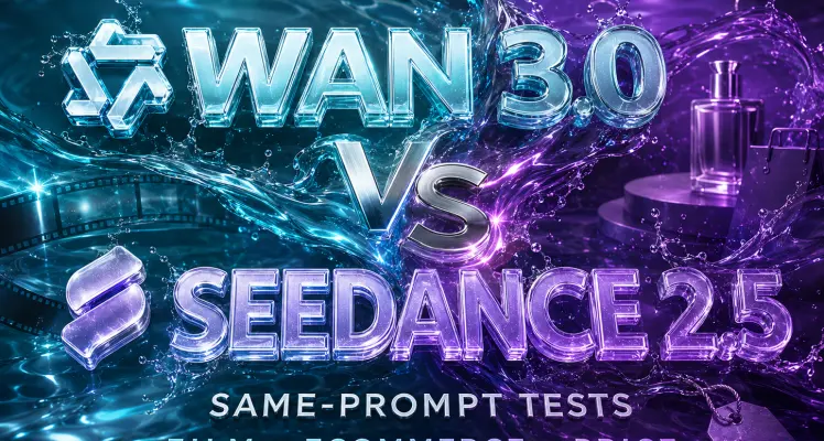 Wan 3.0 vs Seedance 2.5: Same-Prompt Tests for Film, Ecommerce, and Price