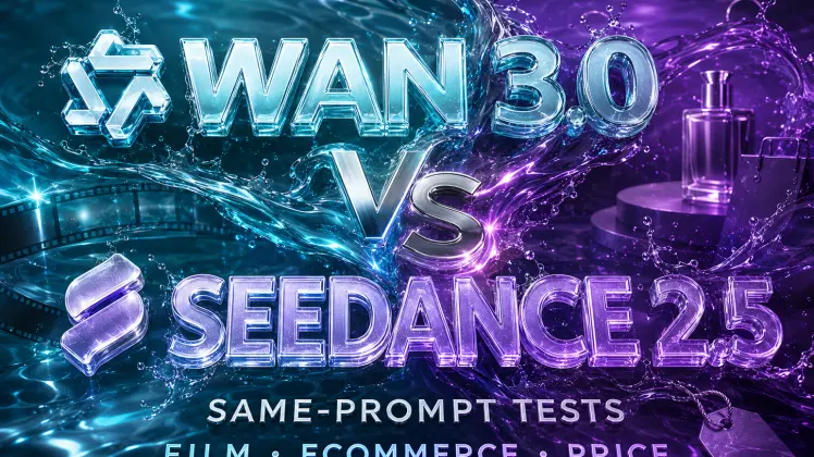 Wan 3.0 vs Seedance 2.5: Same-Prompt Tests for Film, Ecommerce, and Price