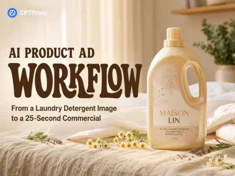 AI Product Ad Workflow: From a Laundry Detergent Image to a 25-Second Commercial