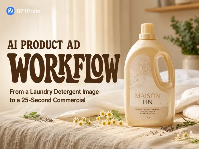 AI Product Ad Workflow: From a Laundry Detergent Image to a 25-Second Commercial