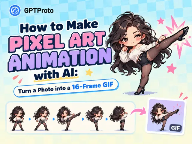 How to Make Pixel Art Animation with AI: Turn a Photo into a 16-Frame GIF