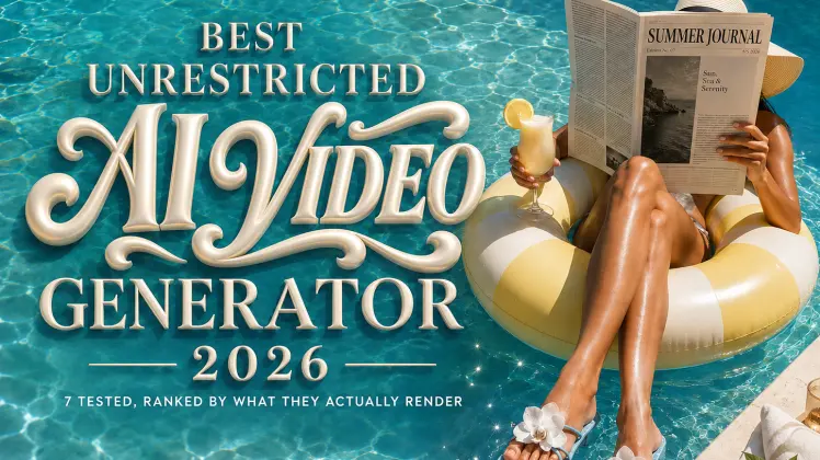 Mejor generador de videos con IA sin restricciones 2026: 7 probados y clasificados según lo que realmente renderizan