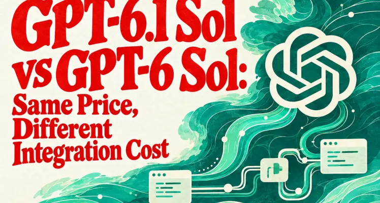 GPT-6.1 Sol vs GPT-6 Sol: Same Price, Different Integration Cost