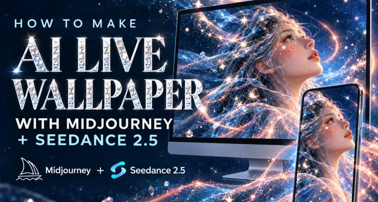 How to Make AI Live Wallpaper with Midjourney and Seedance 2.5