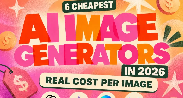 6 Cheapest AI Image Generators in 2026: Real Cost per Image