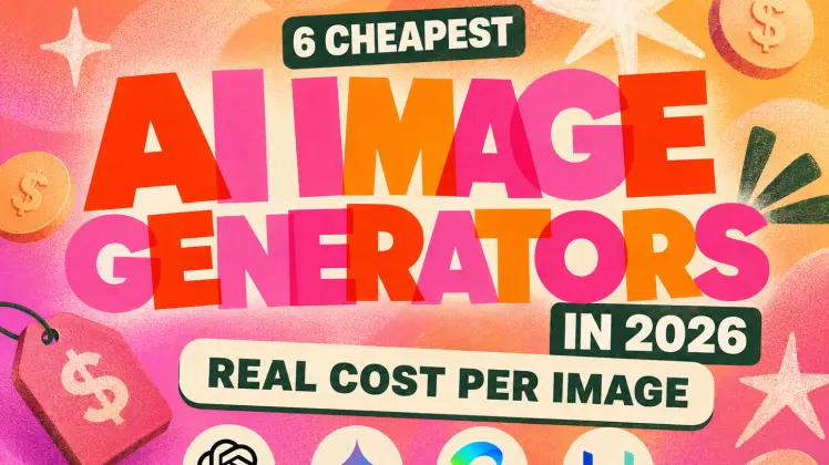 6 Cheapest AI Image Generators in 2026: Real Cost per Image