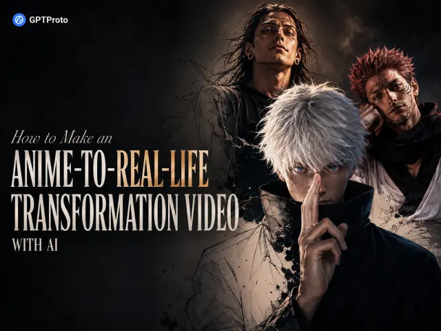 How to Make an Anime-to-Real-Life Transformation Video with AI