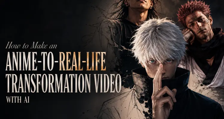 How to Make an Anime-to-Real-Life Transformation Video with AI