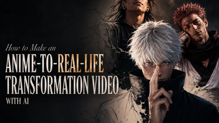 How to Make an Anime-to-Real-Life Transformation Video with AI