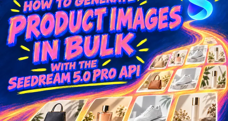 How to Generate Product Images in Bulk with the Seedream 5.0 Pro API