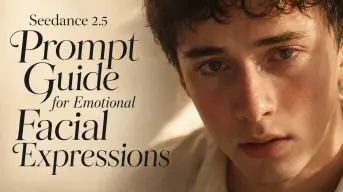 Seedance 2.5 Prompt Guide for Emotional Facial Expressions