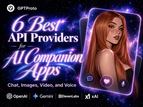 6 Best API Providers for AI Companion Apps: Chat, Images, Video, and Voice