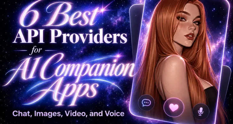 6 Best API Providers for AI Companion Apps: Chat, Images, Video, and Voice