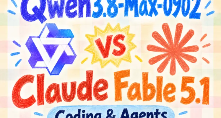 Qwen3.8-Max-0902 vs Claude Fable 5.1: Qual é melhor para codificação e agentes?