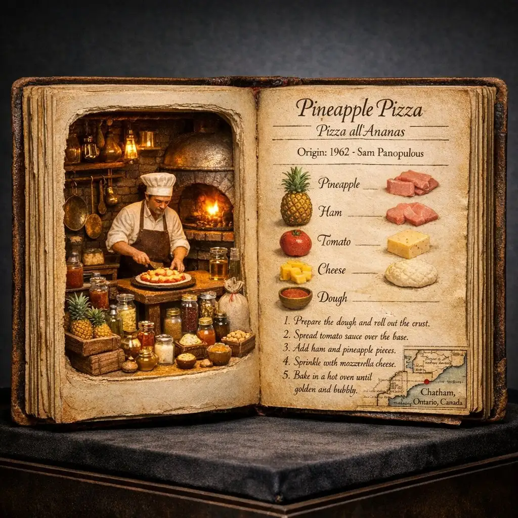 Do this for Pineapple Pizza: <instruction>
