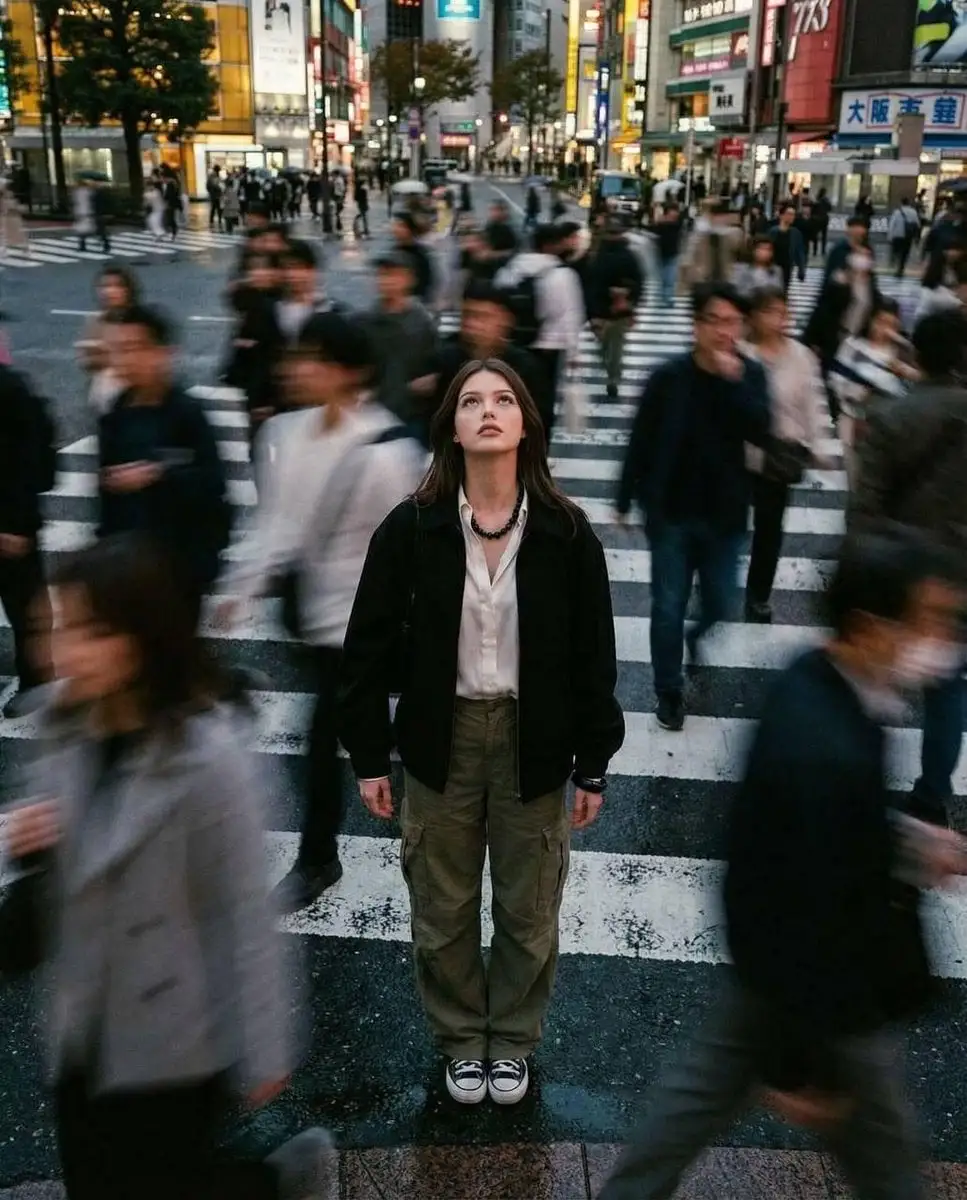 Cinematic street photography capturing a moment in motion...