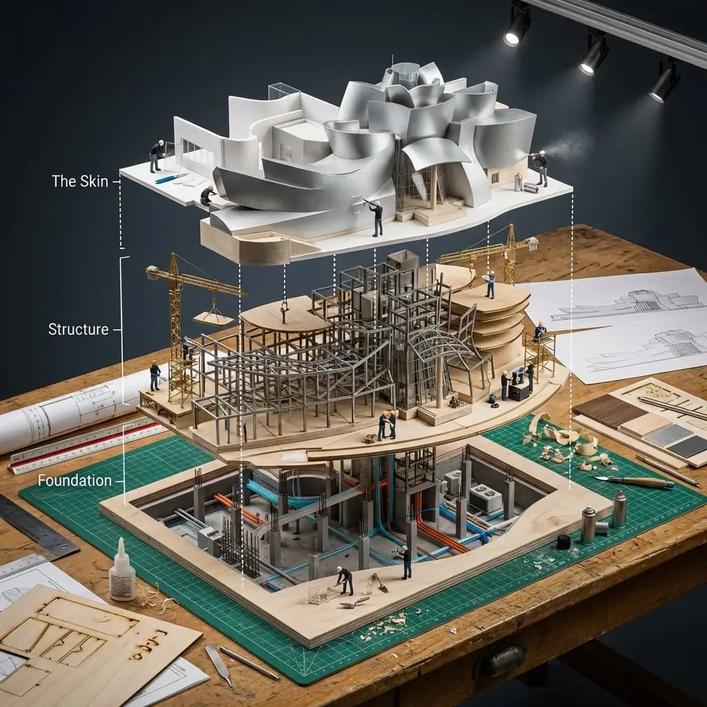 Input Variable: [Any Famous Building - Guggenheim, Burj K...