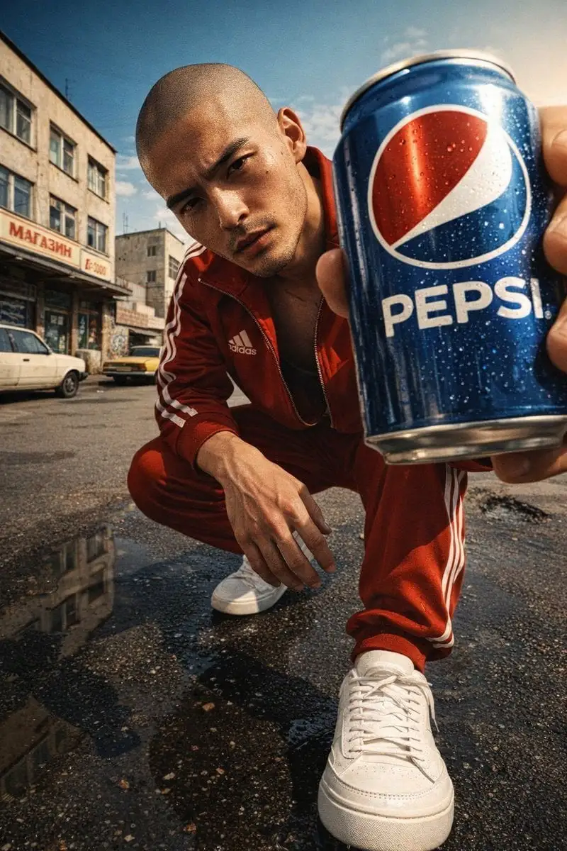 Ultra-realistic, glossy magazine-style portrait of a youn...