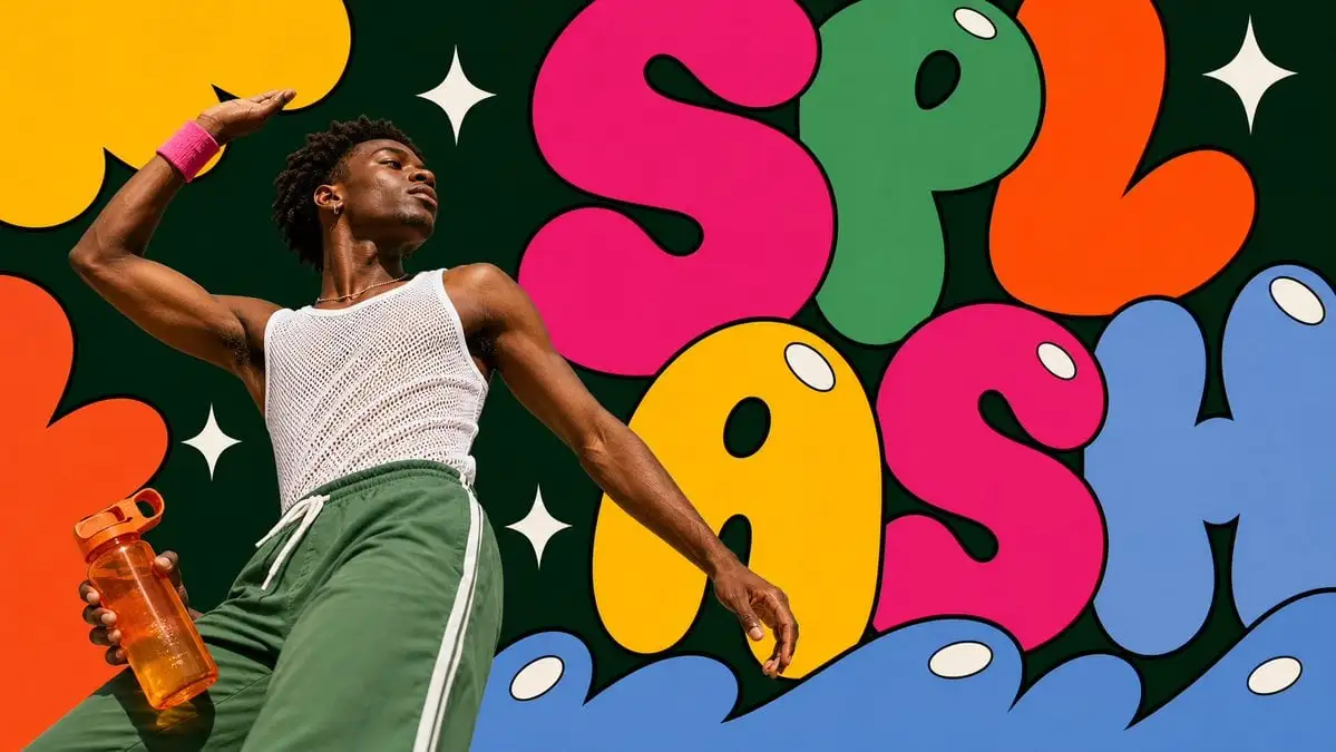Create an image in pop-bubble-letter-photo-poster-style.
