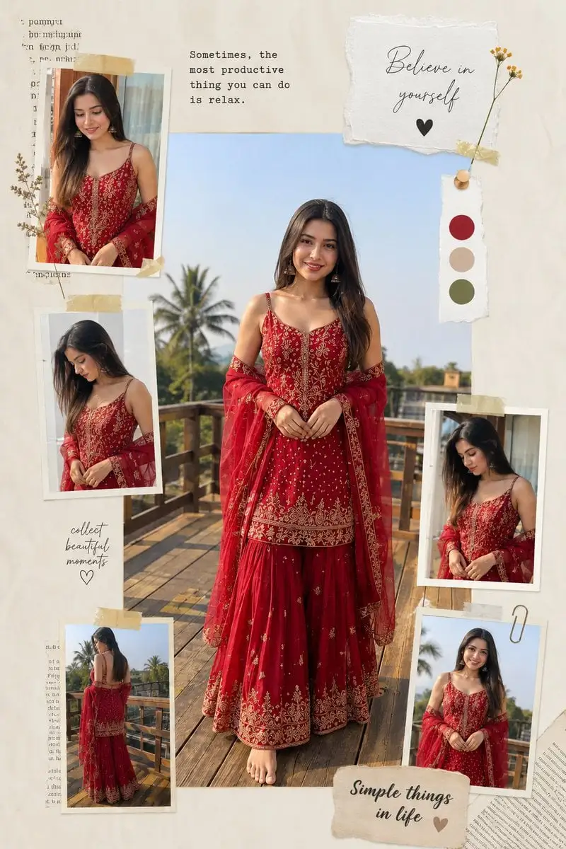 Instagram viral photo collage poster, vertical 4:6 format...