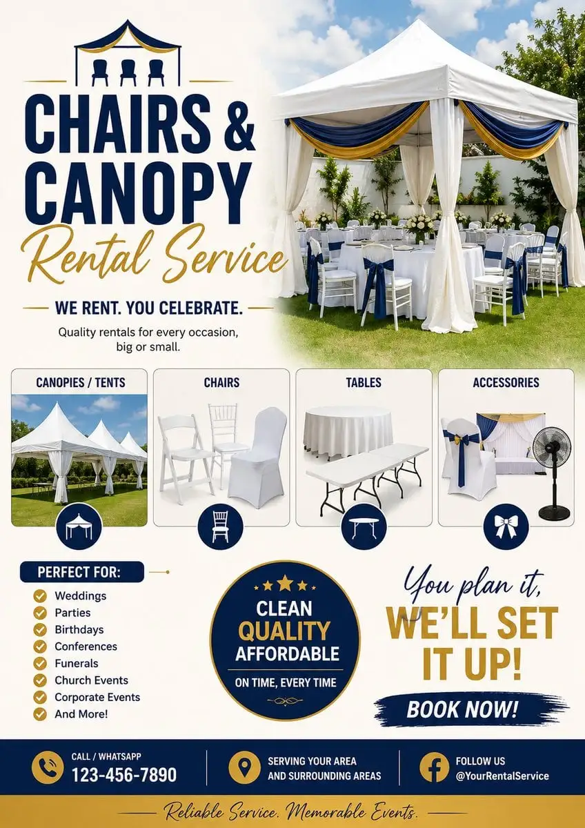 Design a premium, modern, and highly professional event r...