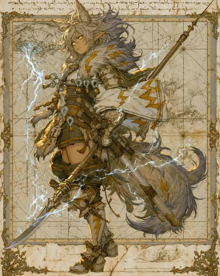 Masterpiece, ultra-detailed fantasy anime character conce...