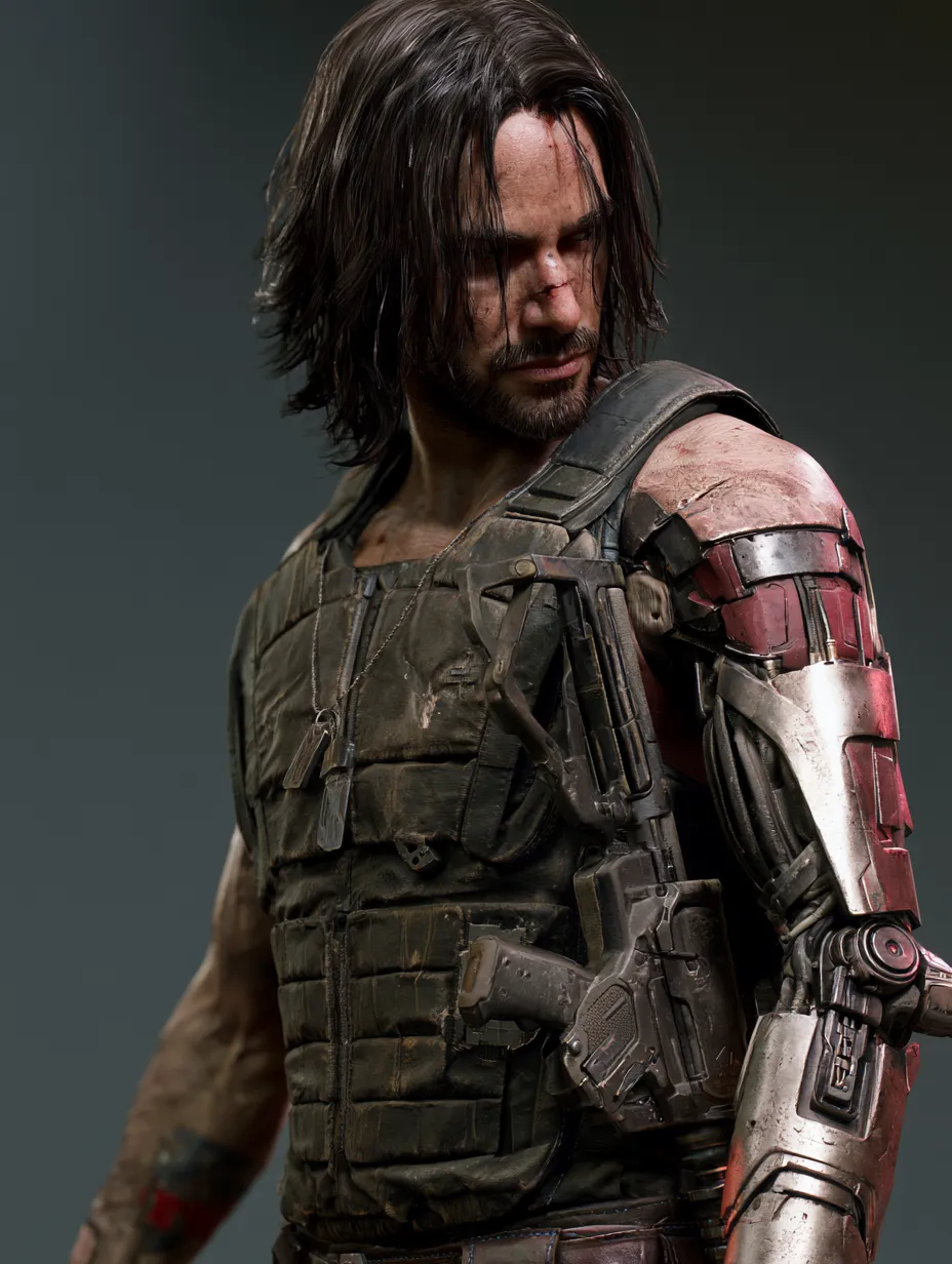 Generate a fully original protagonist with exact physical...