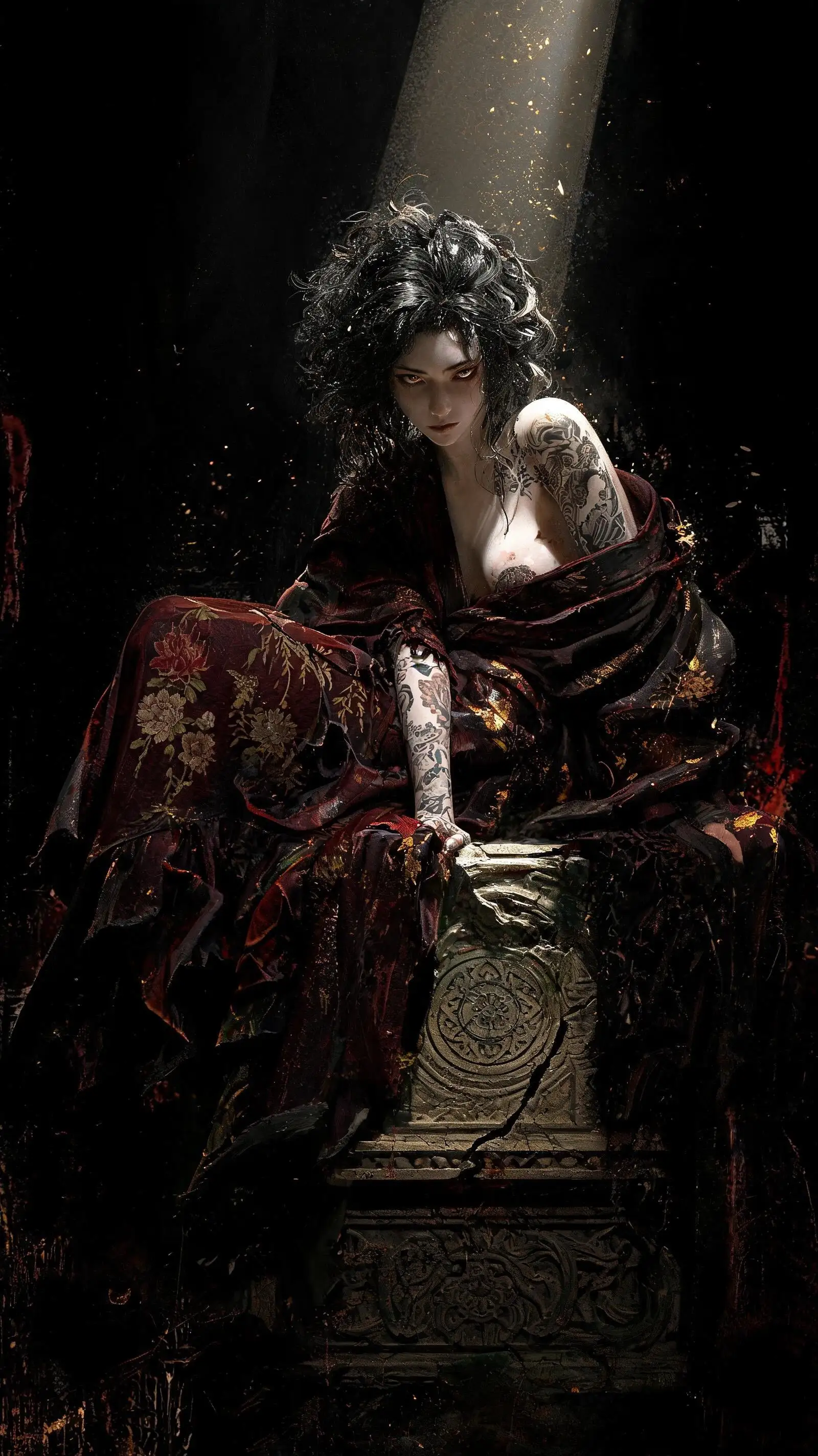 Visual Style:A masterpiece of High-Baroque Tenebrism, rem...