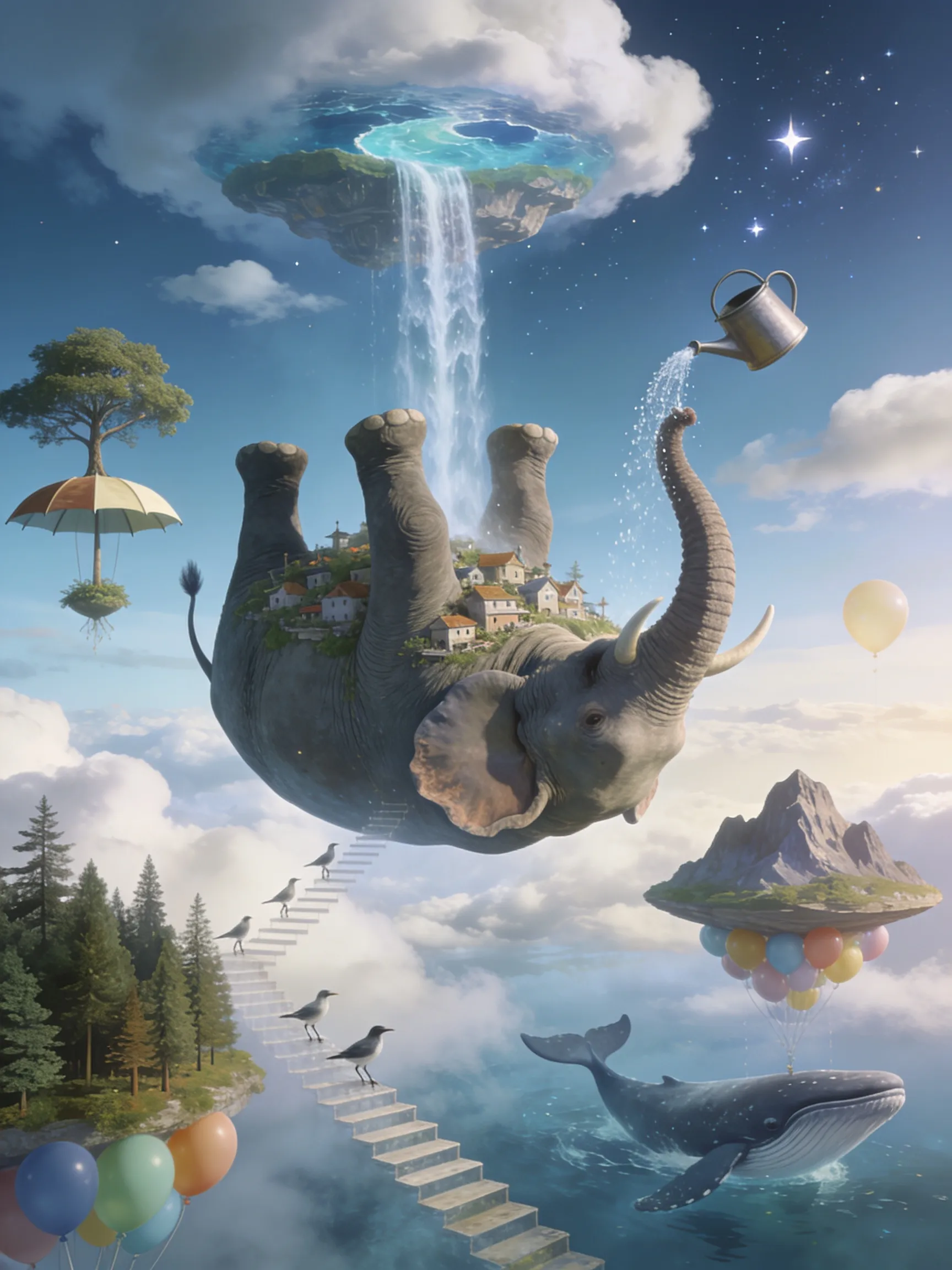 The Elephant That Forgot Gravity An enormous elephant cal...